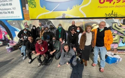 Foto de família amb familiars i amics de Treze | Ràdio Sabadell